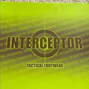 Interceptor tactical footwear!